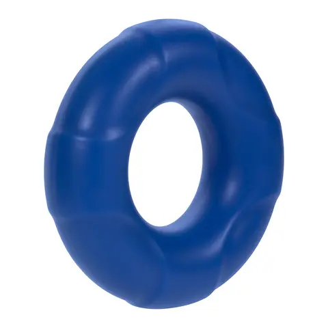 Forto F-33 Liquid Silicone Cockring Large in Blue