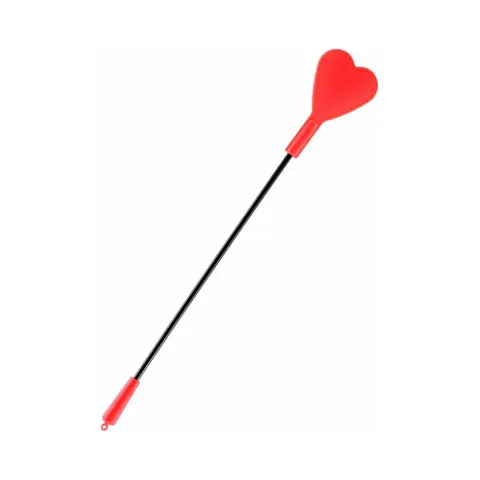 Fetish Fantasy Series Silicone Heart Crop Red