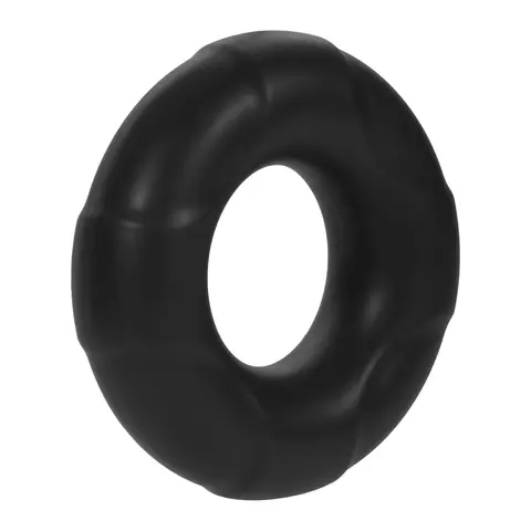 Forto F-33 Liquid Silicone Cockring Large in Black
