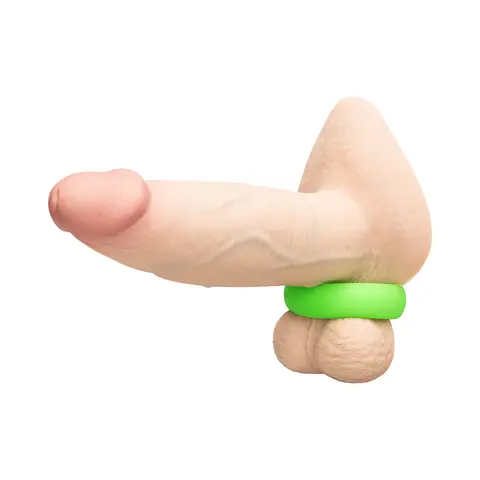 b-Vibe Snug Ring 45mm Snug Fit Silicone C-Ring in Green