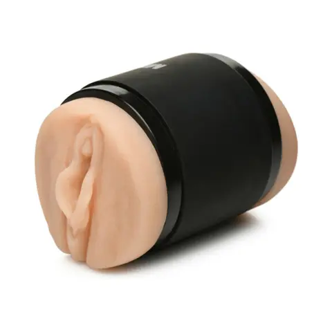 Curve Toys Mistress Double Shot Mini Masturbator Pussy & Ass in Light
