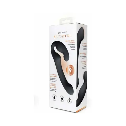 Me You Us Signature The Strapless Strap-On in Black