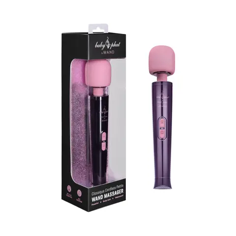 Baby Phat x Le Wand Classique Cordless Petite Rechargeable Vibrating Massager Deep in Purple
