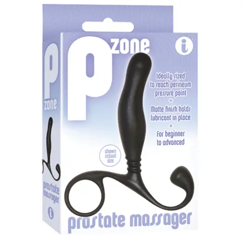 The 9's P Zone Prostate Massager in Black