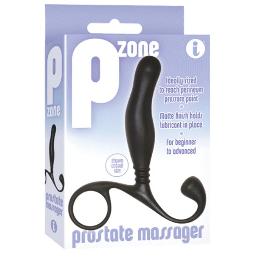 The 9's P Zone Prostate Massager in Black