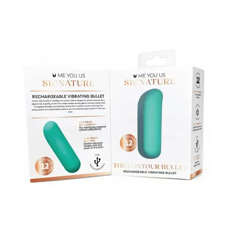 Me You Us Signature The Contour Bullet in Teal