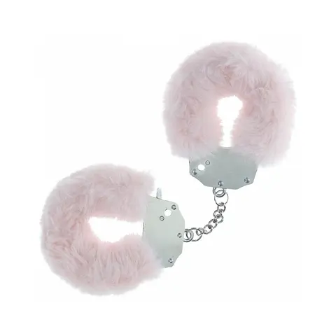Ouch! Heavy-Duty Fluffy Handcuffs Powder in Pink