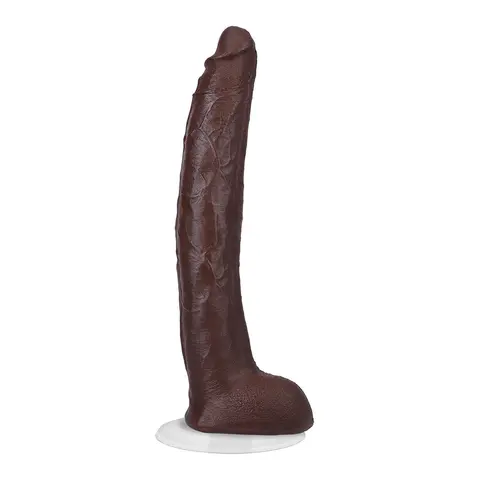 Signature Cocks Damion Dayski ULTRASKYN Cock with Removable Vac-U-Lock Suction Cup 12in Chocolate