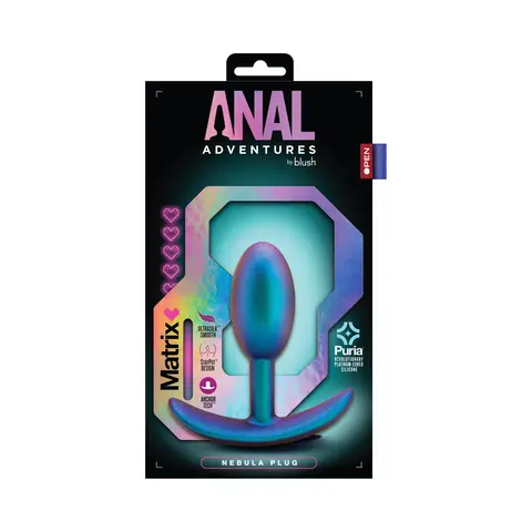 Anal Adventures Matrix Nebula Plug Lunar Blue