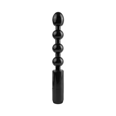Anal Fantasy Collection Vibrating Power Beads Black