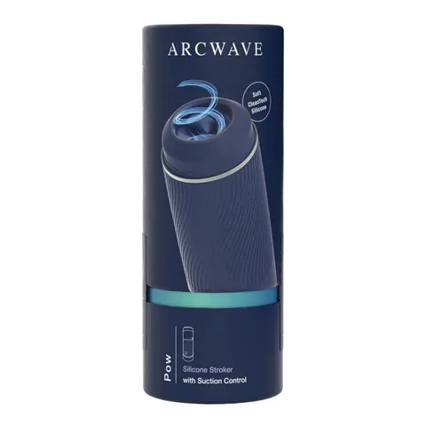 Arcwave Pow Silicone Stroker with Suction Control in Blue