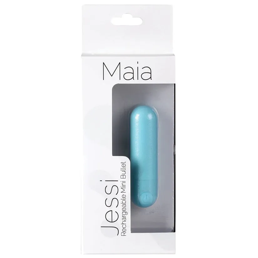 Maia Jessi Rechargeable Mini Bullet in Teal