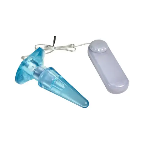 B Yours Basic Anal Pleaser Remote-Controlled Vibrating Anal Plug in Blue