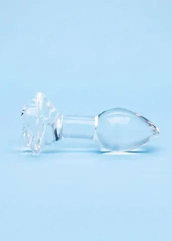 Clarity Utopian Bloom Glass Plug
