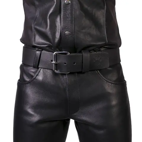 Prowler RED Leather Jeans Black 34 in.