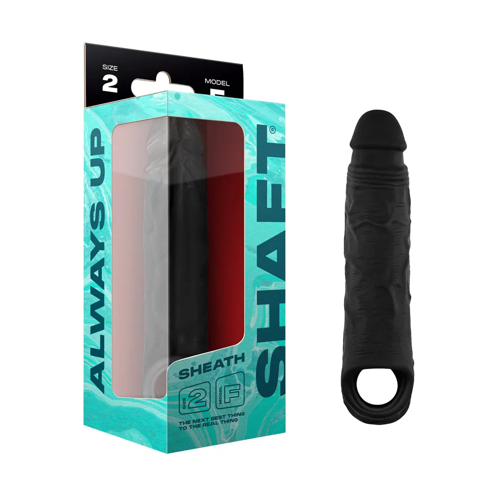 Shaft Model F: Sheath Size 2 Black