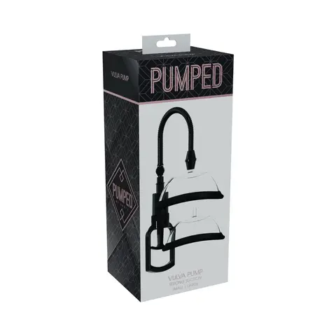 PUMPED Manual Vulva Pump in Black