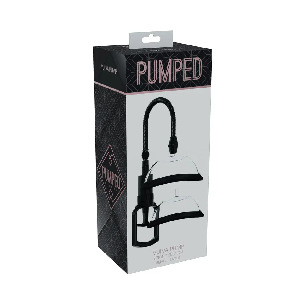 PUMPED Manual Vulva Pump in Black
