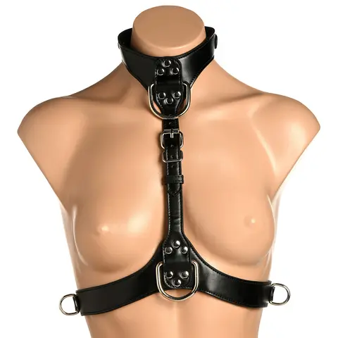Master Series Vixen Chest Harness in Black