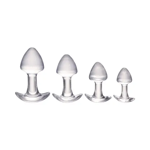 Walk Around Trainer Plugs 4-Piece Set in Clear