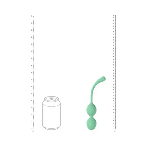 LoveLine PelviFit Beads Kegel Vibe Waterproof Remote in Green