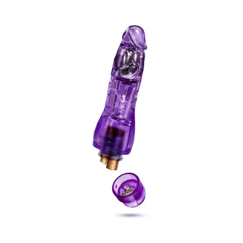 Naturally Yours Fantasy Vibe Realistic 8.5 in. Vibrating Dildo in Purple