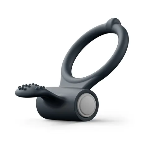 Dorcel Power Clit + Vibrating Cockring in Black
