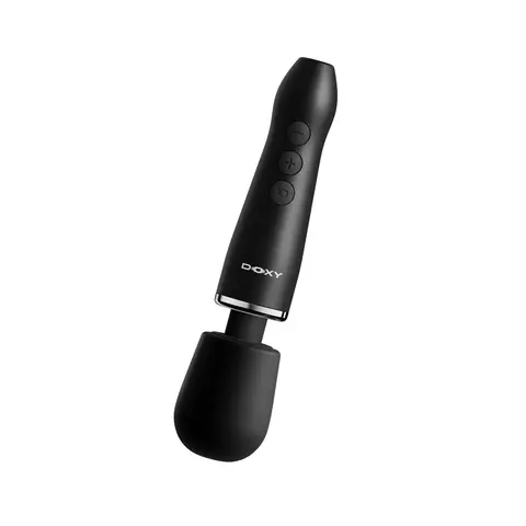 Doxy Go Travel-Sized Wand Massager in Black