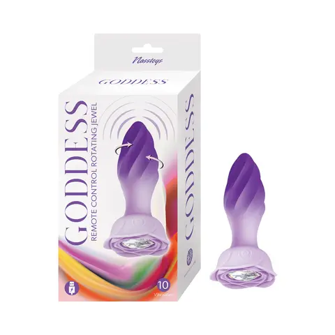 Goddess Remote Control Rotating Jewel in Purple