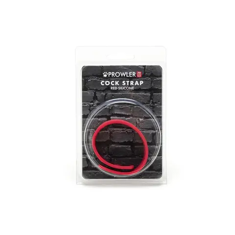 Prowler RED Silicone Cock Strap in Red