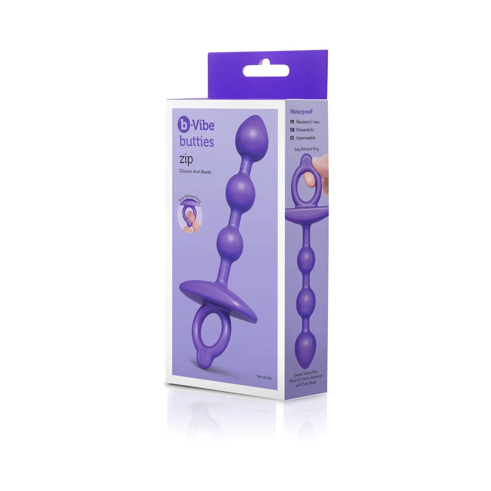 b-Vibe Butties Zip Silicone Anal Bead