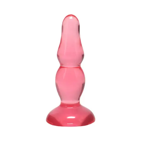 Crystal Jellies Novice Pop Plug 4 in. in Pink