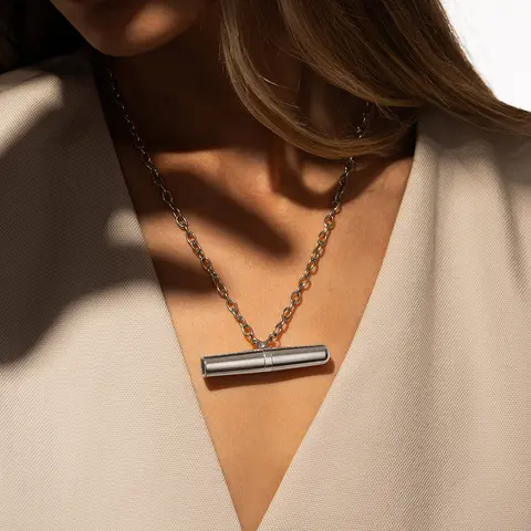 Crave Tease Necklace in Silver