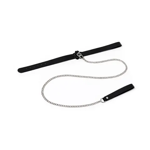 Heat Tease Flower Collar Black/Pink