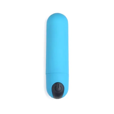 BANG! Vibrating Bullet with Remote Control in Blue
