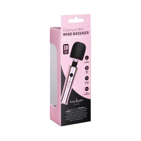 Baby Phat x Le Wand Classique Mini Rechargeable Vibrating Massager Pink
