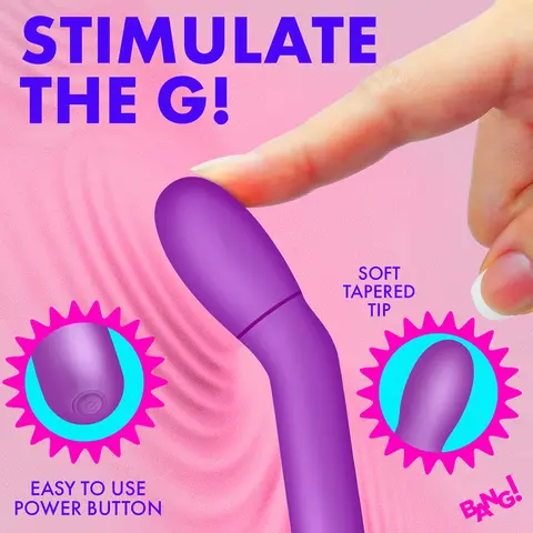 BANG! Slim G-Spot Vibrator in Purple