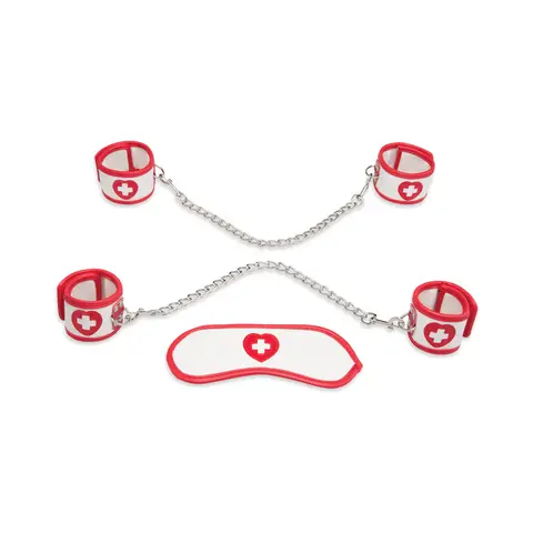 Lux Fetish 5PC Naughty Nurse BDSM Set