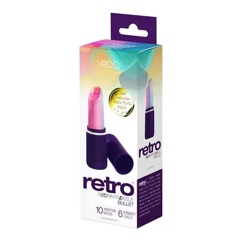 VeDO Retro Rechargeable Bullet in Purple