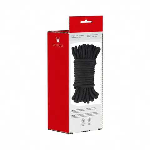 Me You Us Tie Me Up Rope 10m in Black
