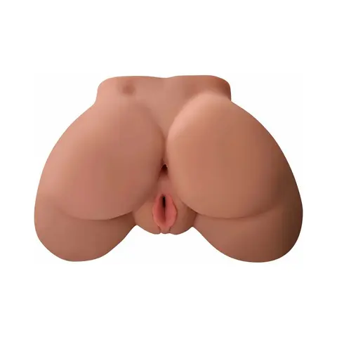 PDX Plus Perfect Ass Dual Entry Masturbator in Tan
