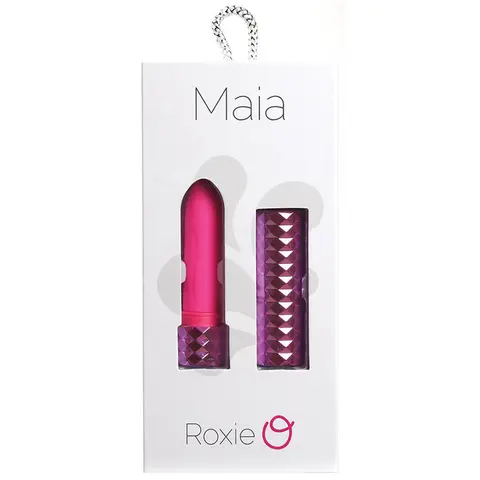 Maia Roxie Rechargeable Crystal Gems Lipstick Neon Pink