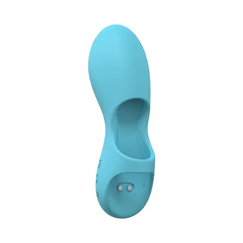 LoveLine Joy 10 Speed Finger Vibe Silicone Rechargeable Waterproof in Blue