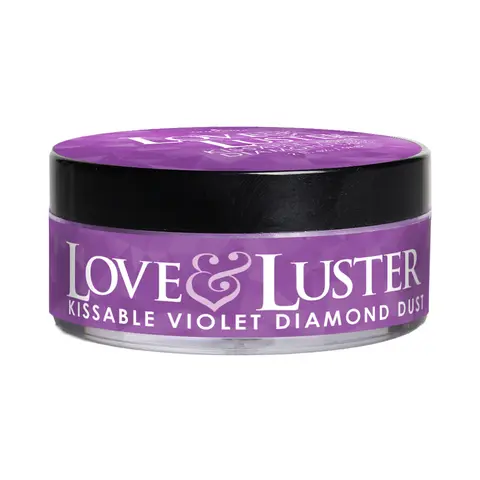 Sensuva Love & Luster Kissable Diamond Dust 2 oz. Jar in Violet
