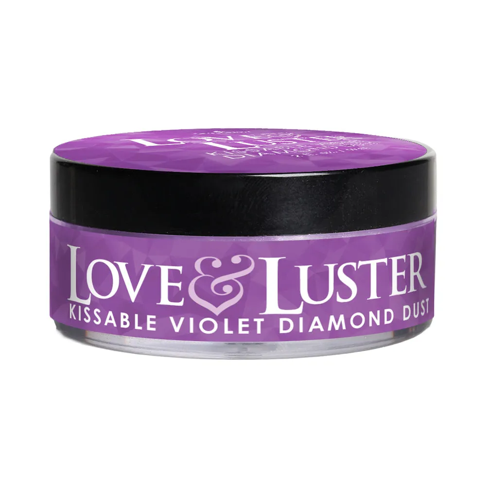 Sensuva Love & Luster Kissable Diamond Dust 2 oz. Jar in Violet