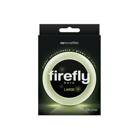 Firefly Halo Cock Ring Large in Clear