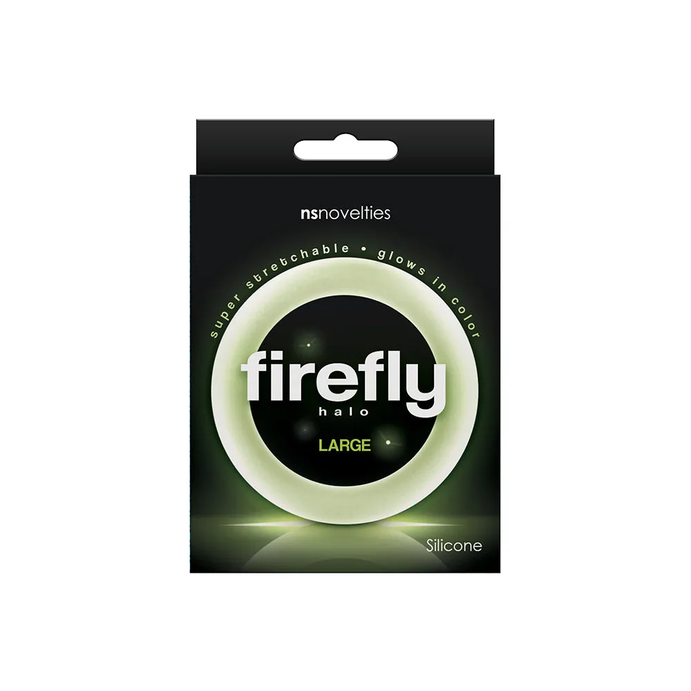 Firefly Halo Cock Ring Large in Clear