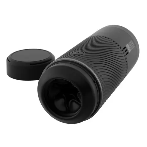 Arcwave Pow Silicone Stroker with Suction Control in Black