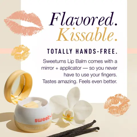 Sweetums Flavored Lip Balm Sweet Rose