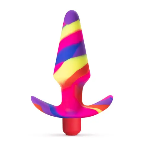 Avant Free Spirit Silicone Vibrating Anal Plug Scarlet